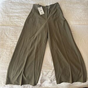 Zara Olive Wide Leg Women's Pants